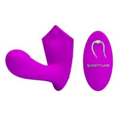 Pretty Love Double stimulateur Willie - Violet